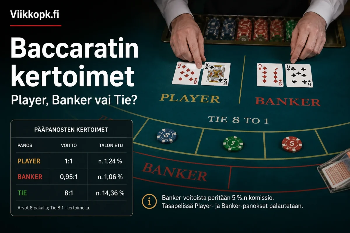 Baccaratin kertoimet