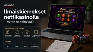 Ilmaiskierrokset nettikasinolla – miten ne toimivat?