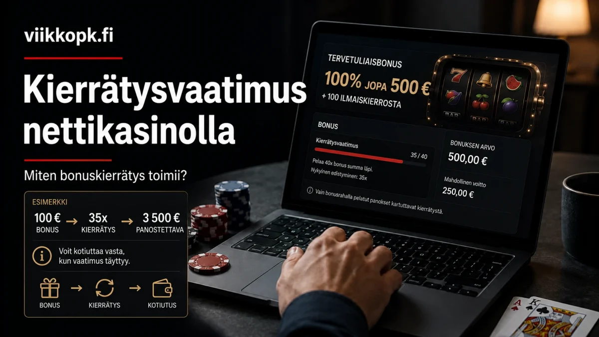 Kierrätysvaatimus nettikasinolla